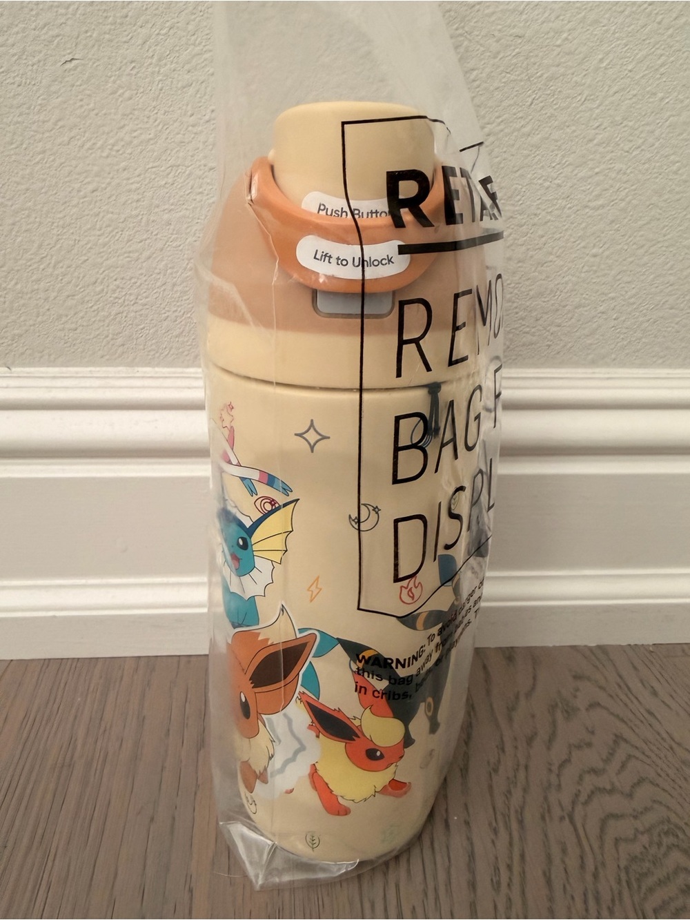 Pokémon x Owala Eevee Evolutions 16oz FreeSip Water Bottle NEW Sealed Limited - Picture 2 of 4